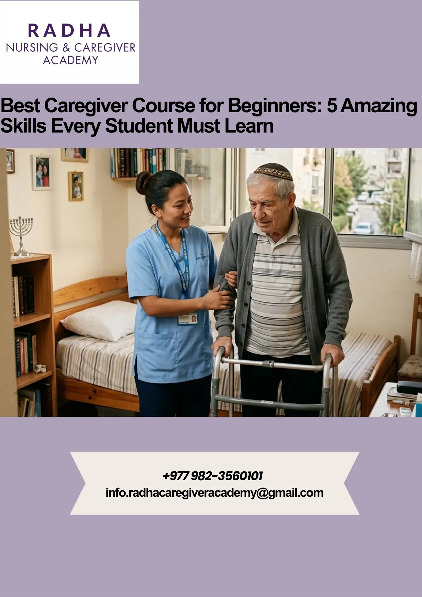 Best Caregiver Course for Beginners: 5 Amazing Skills Every Student Must Learn