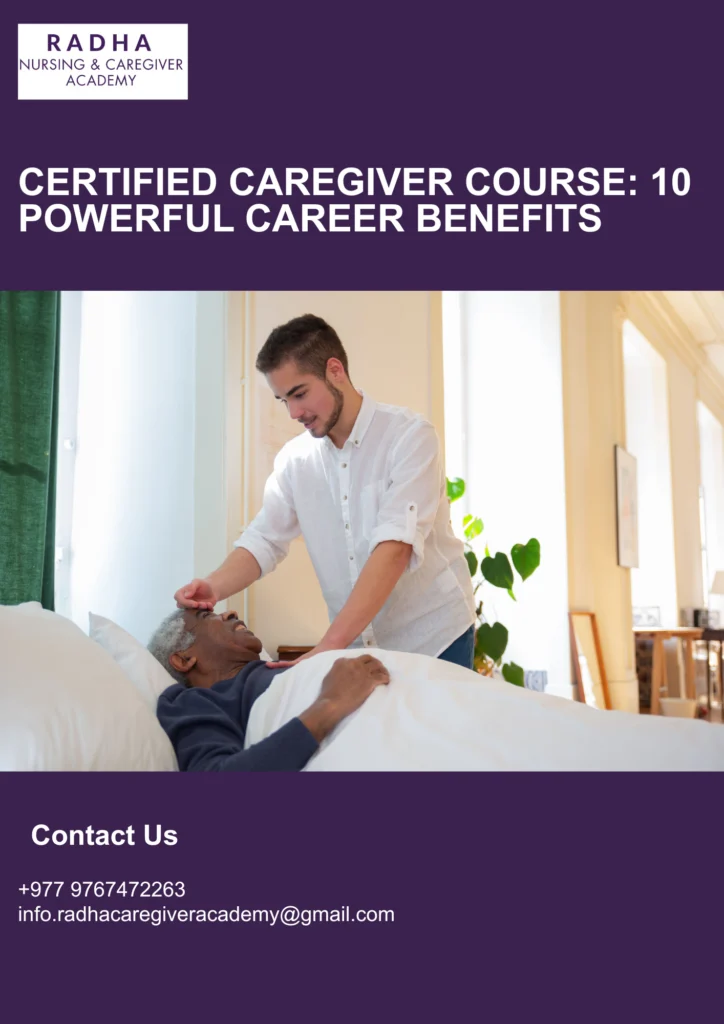 Certified Caregiver Course: 10 Powerful Career Benefits
