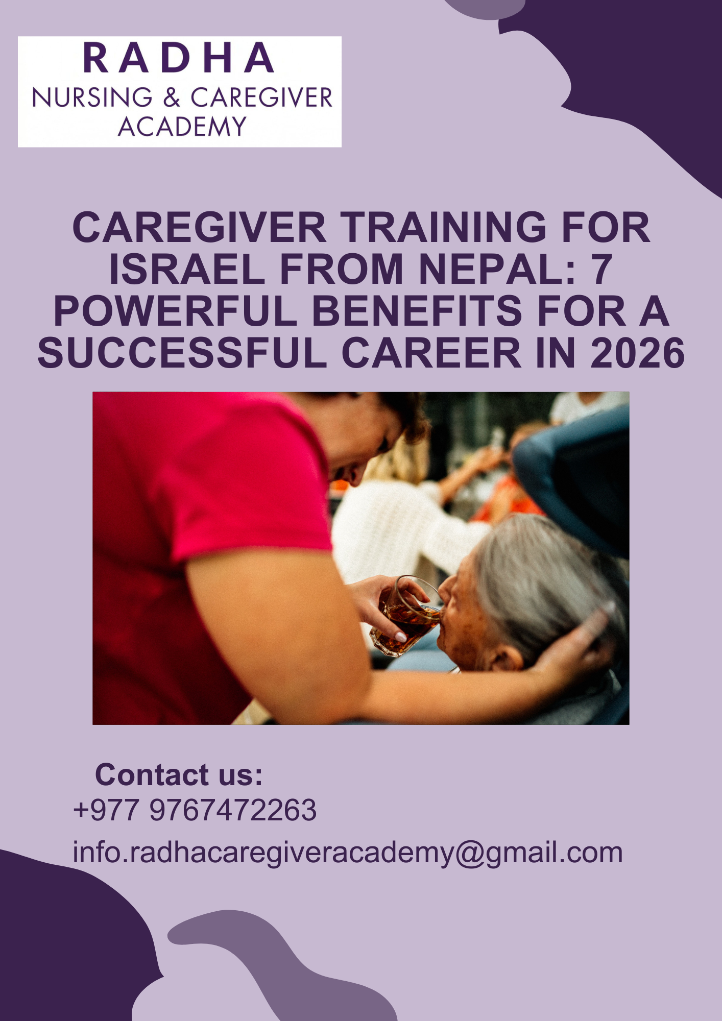 Caregiver Training for Israel from Nepal