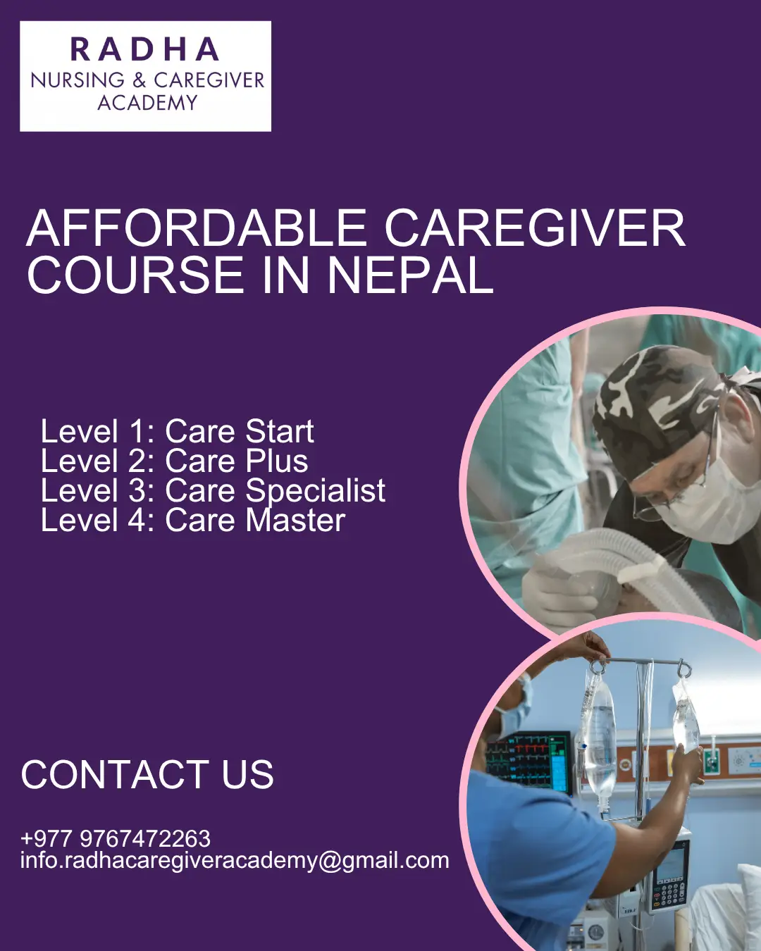 Affordable Caregiver Course in Nepal
